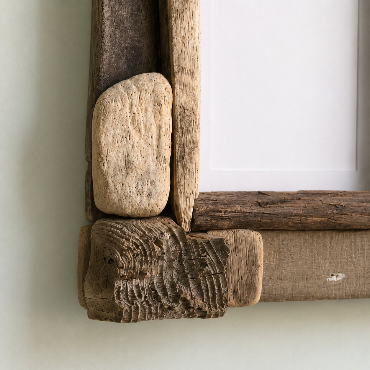 Natural Driftwood Picture Frame, Coastal Inspired Wall Decor, Unique Ocean Style Accent