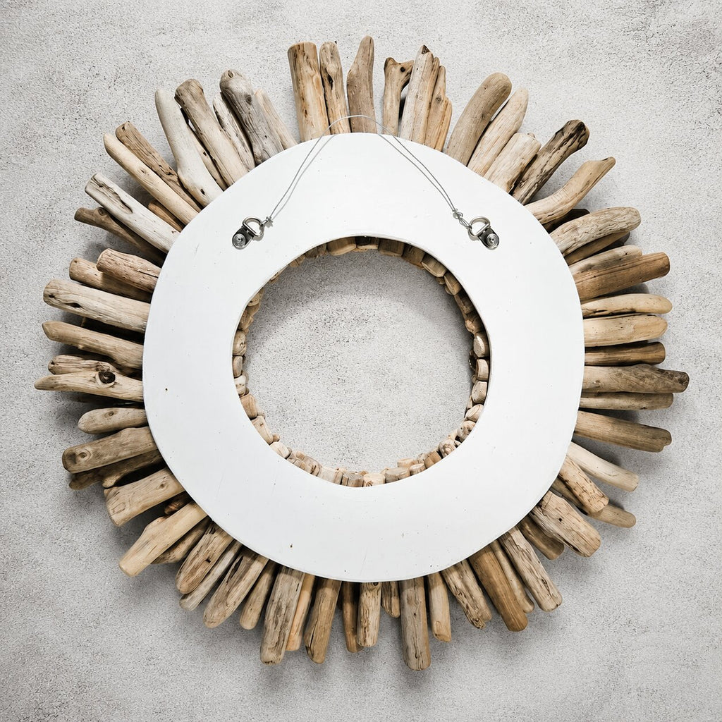 Authentic Driftwood Wreath, Coastal Handmade Wall Decor, Natural Lake Inspired Home Accent