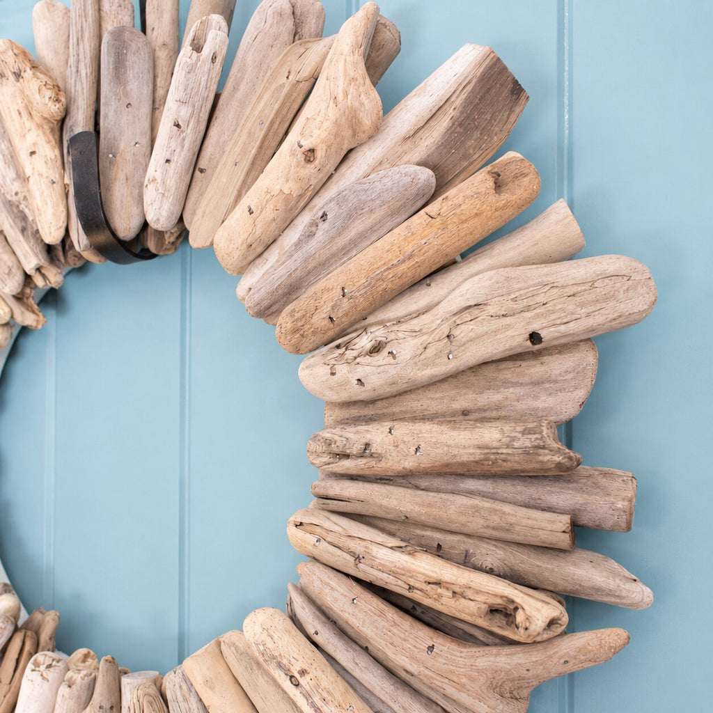 Authentic Driftwood Wreath, Coastal Handmade Wall Decor, Natural Lake Inspired Home Accent