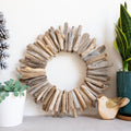 Authentic Driftwood Wreath, Coastal Handmade Wall Decor, Natural Lake Inspired Home Accent