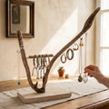 Handcrafted Driftwood Jewelry Holder, Necklace & Ring Display