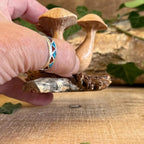 Hand Carved Wooden Mushroom Rustic Woodland Home Decor Ornament