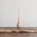 Hand Turned Oak Wood Vase, Minimalist Scandinavian Home Decor