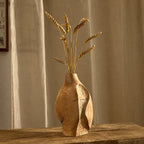 Hand Carved Wood Vessel, Abstract Organic Sculpture Home Decor