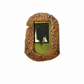 Handcrafted Wood Picture Frame, Cozy Cat Window Artwork, Whimsical Home Wall Decor