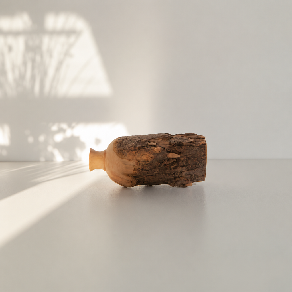 Hand Carved Wooden Vase, Unique Natural Home Decor, Handmade Gift For Her