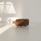 Hand Carved Wooden Vase, Unique Natural Home Decor