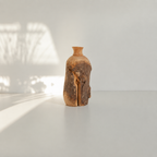 Hand Carved Wooden Vase, Unique Natural Home Decor