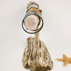 Handcrafted Driftwood Jewelry Holder, Coastal Bracelet Display Stand