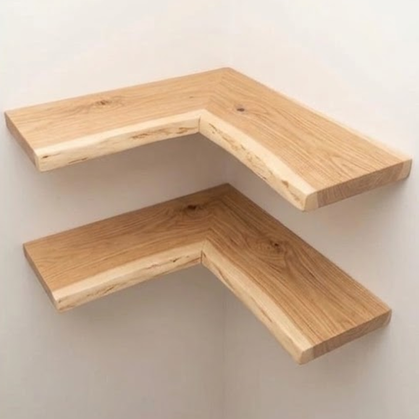 Wall Corner Solid Wood Plank
