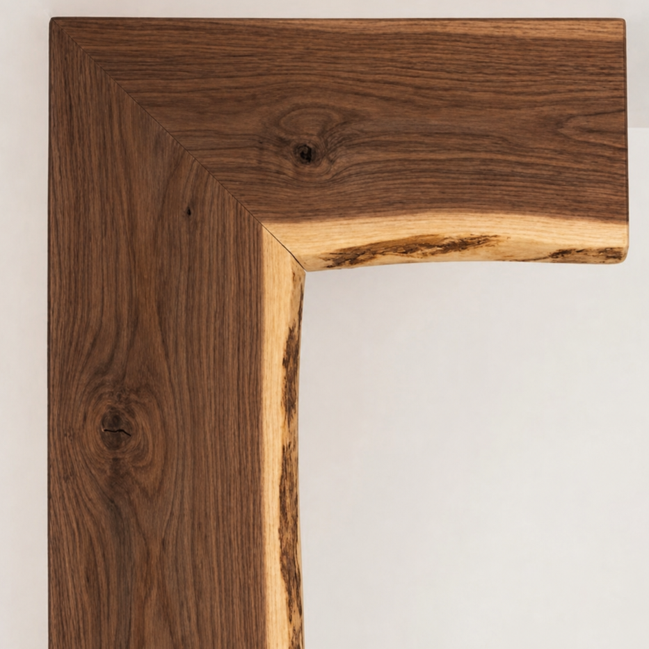 Walnut colored wood