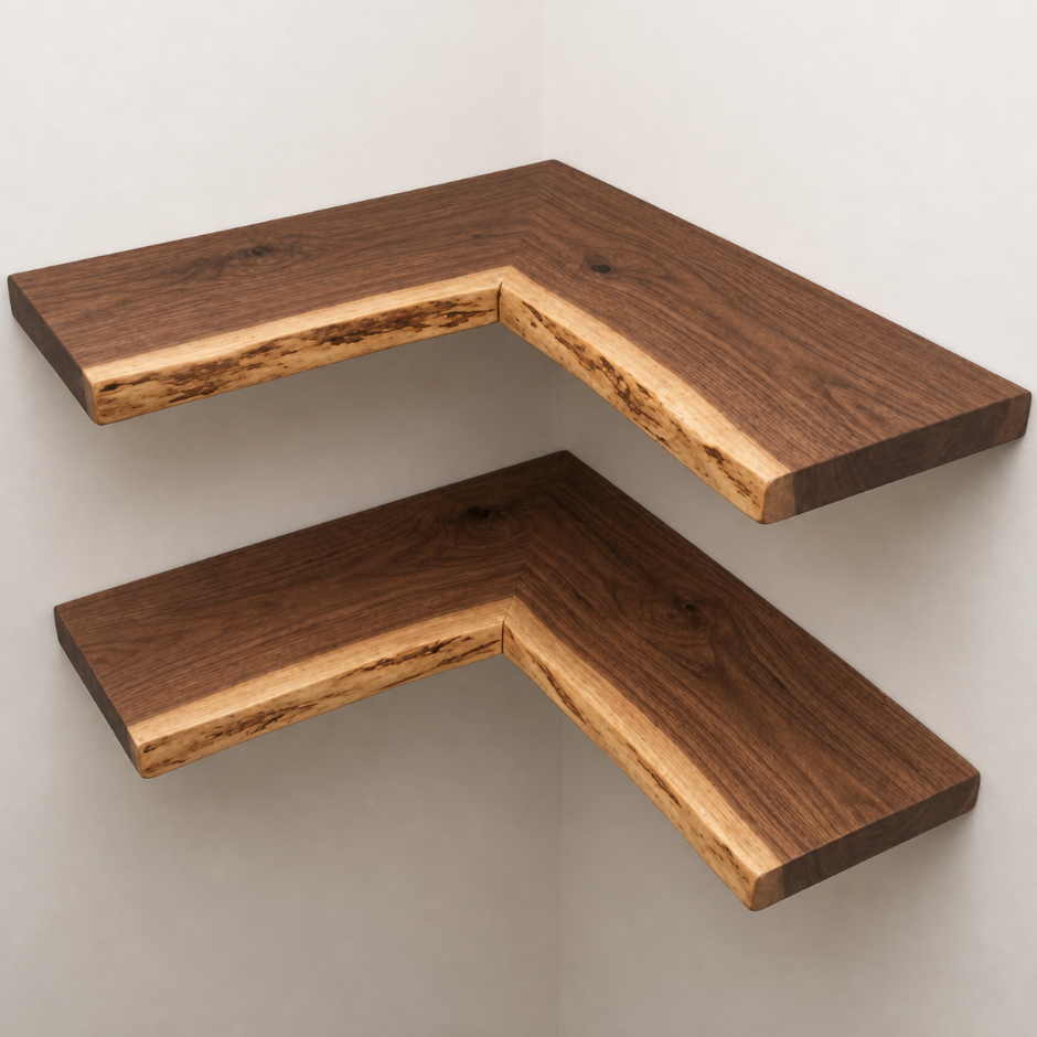 Walnut colored wood