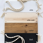 Handmade Macrame Wood Wall Shelf ,Boho Hanging Decor