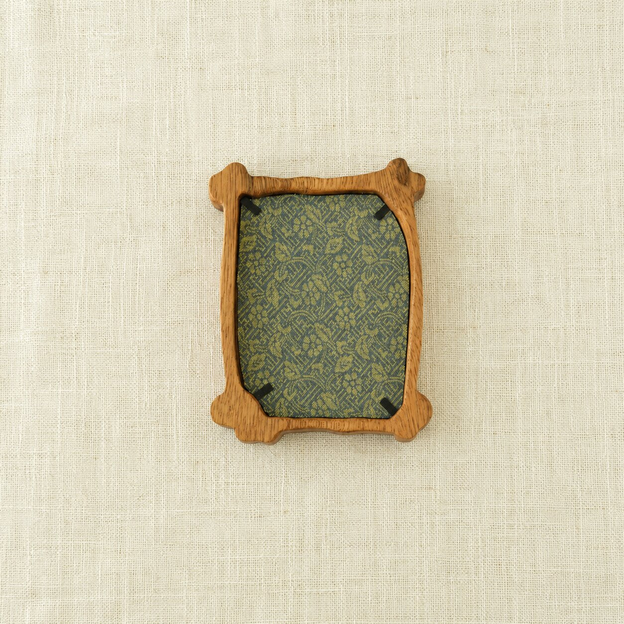 Handcrafted Solid Wood Frame, Vintage Tabletop Art Decor, Natural Home Accent