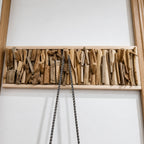 Reclaimed Driftwood Coat Rack ,Natural Wooden Wall Organizer