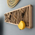 Reclaimed Driftwood Coat Rack ,Natural Wooden Wall Organizer