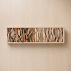 Reclaimed Driftwood Coat Rack ,Natural Wooden Wall Organizer