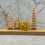 Rustic Wooden Christmas Tree Set of Three Holiday Home Decorations