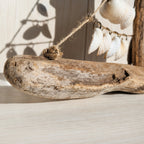 Handmade Seashell Sailboat Driftwood Coastal Beach House Decor
