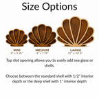 Coastal Seashell & Sea Glass Shadow Box Display Decor