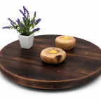 Handcrafted Hackberry Wood Candle Holder Natural Rustic Decor