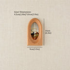 Handcrafted Irregular Natural Sapele Solid Wood Frame, Rustic Home Decor