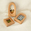 Natural Sapele Wood Picture Frame, Irregular Handmade Design, Rustic Home Decor Accent