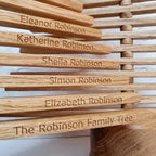 Alternative Oak Christmas Tree Minimalist Wooden Holiday Home Decor