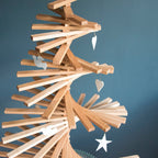Alternative Oak Christmas Tree Minimalist Wooden Holiday Home Decor