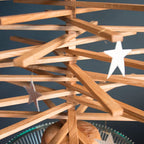 Alternative Oak Christmas Tree Minimalist Wooden Holiday Home Decor