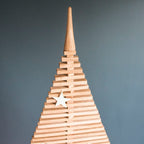 Alternative Oak Christmas Tree Minimalist Wooden Holiday Home Decor