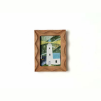 Hand Carved Wooden Picture Frames, Rustic Gallery Wall Decor Set