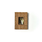 Hand Carved Wooden Picture Frames, Rustic Gallery Wall Decor Set