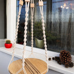 Handmade Boho Macrame Plant Shelf