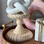 Handmade Wooden Candlestick Holders, Rustic Wedding Table Centerpiece